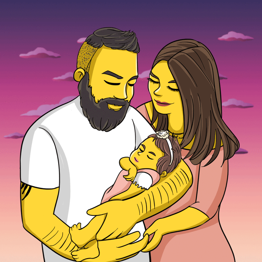 Simpsons Portrait - Best Custom Product Options